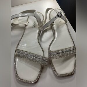 White Open Toe Sandals